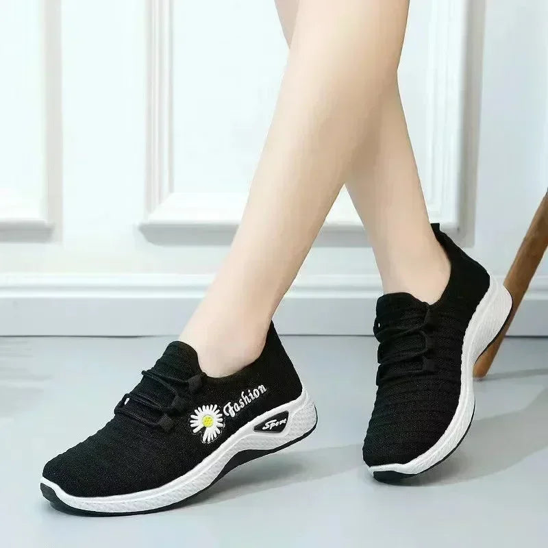 Women's shoes, summer white shoes, female students' Korean version running shoes,sports shoes,trendy casual shoes, women's shoes