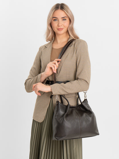 Luxury Soft Leather Top-Handle Bag for Women