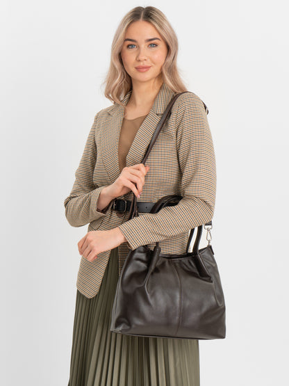 Luxury Soft Leather Top-Handle Bag for Women