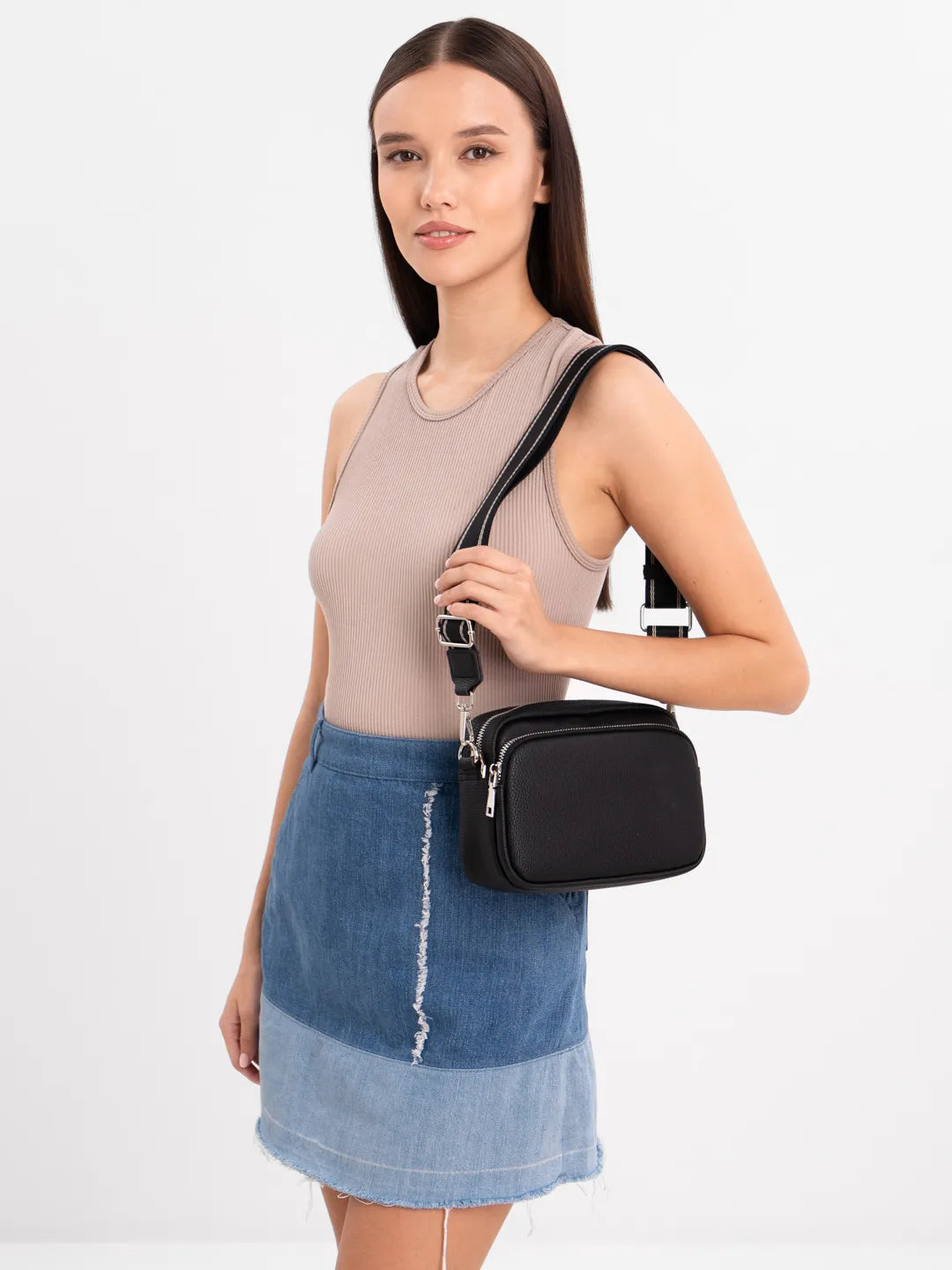 Chic PU Leather Crossbody Bag for Women